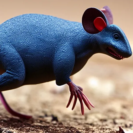 Prompt: mouse dinosaur hybrid