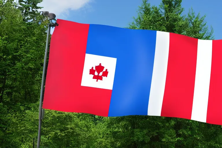 Image similar to flag of the Province of Quebec