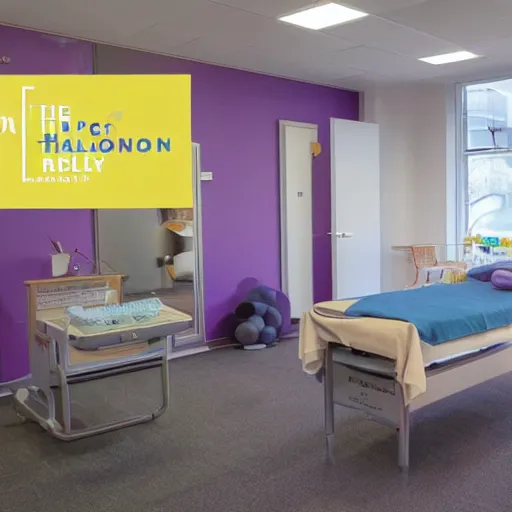 Prompt: The perfect image with no text to advertise a multidisciplinary therapy rooms called Halcyon Amethyst