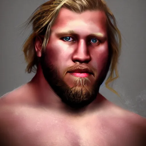 Prompt: portrait from Alexander Wolfe (WWE) , Artstation