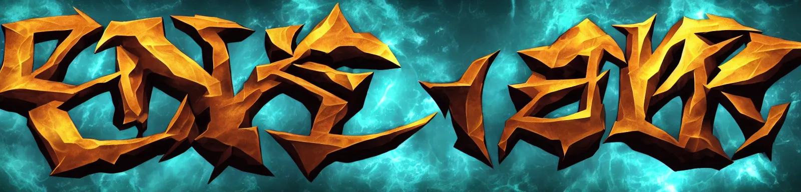 Prompt: dota 2 logo and text