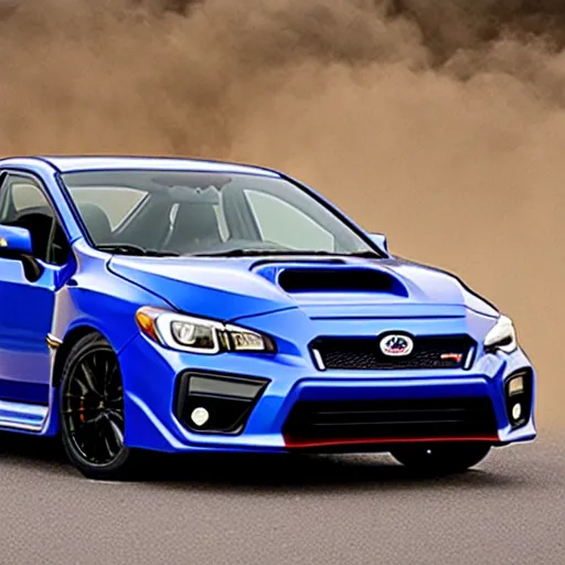 Prompt: the 2 0 1 9 wrx re - imaggined as an tank