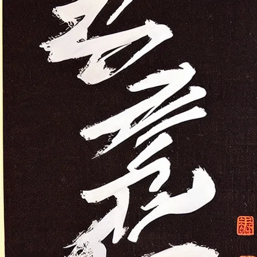 Image similar to beautiful Japanese calligraphy