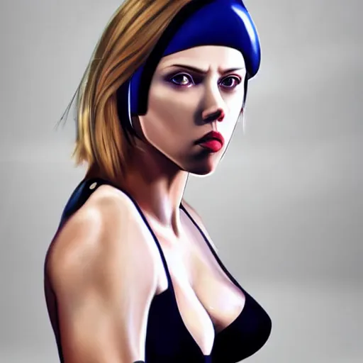 Image similar to Scarlett Johansson as Jill Valentine