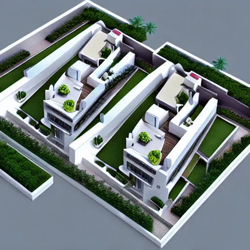 Image similar to large penthouse, luxury, 3d, render, floorplan,