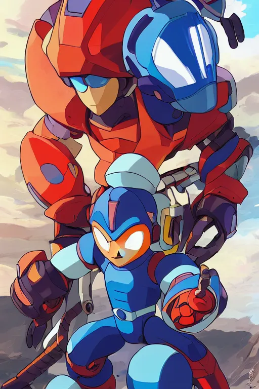 Image similar to hero 3 d megaman x zero rockman 2 0 2 2 switch game boss robot ninja mask helmet legacy collection fanart artsation, steetart gta 5 comics, behance hd by jesper ejsing, by rhads, makoto shinkai and lois van baarle, ilya kuvshinov, rossdraws global illumination ray tracing