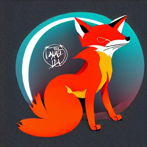 Image similar to digital art logo, angry fox, by James Jean and by artgerm , ultradetailed, trending on artstation,