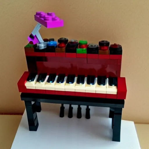 Image similar to a lego piano
