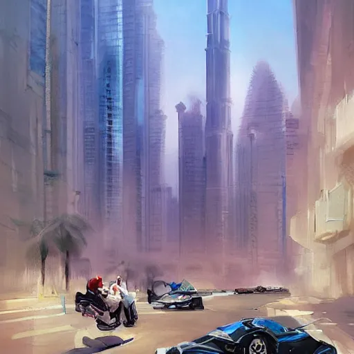 Image similar to gta : dubai by krenz cushart