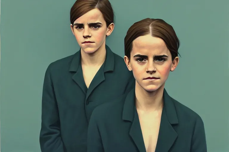 Image similar to portrait of emma watson artwork by tim eitel