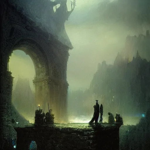 Image similar to UHD tonalism painting of rogue government, by Antonio Caparo and Ferdinand Knab and Greg Rutkowski, Todd McFarlane, Albert Bierstadt, concept art, tonalism illustration, detailed, UHD, photorealistic, trending on artstation, trending on deviantart