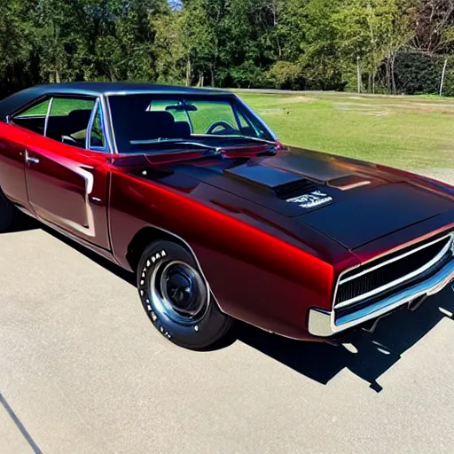 Prompt: 1969 charger rt/se, 8k, super hd, hyper realistic, fantastically detailed, fully detailed,