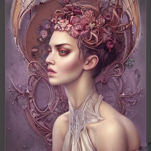 Prompt: ultra realist soft painting of a single attractive cartomancer female sillicon skin tight long dress, curiosities carnival, partial symmetry accurate features, very intricate details, focus, curvy, artstyle Tom Bagshaw, award winning