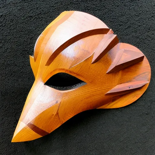 Image similar to monster hunter wooden mask