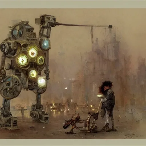 Image similar to (((((((((((cluttered inventors shop full of robots))))))))))) . muted colors. by Jean-Baptiste Monge !!!!!!!!!!!!!!!!!!!!!!!!!!!!!!!!!!!!!!!!