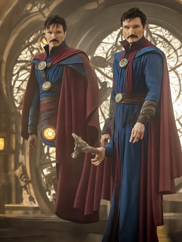 Image similar to Pedro Pascal as Doctor Strange