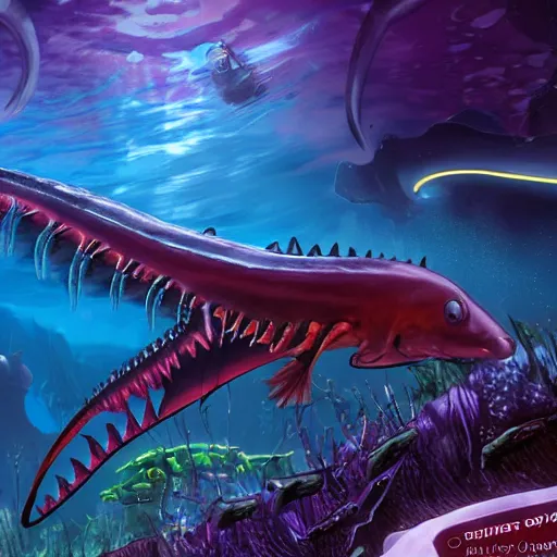 Reaper Leviathan  Subnautica creatures, Leviathan, Concept art characters