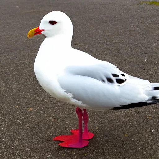 Prompt: Evil seagull