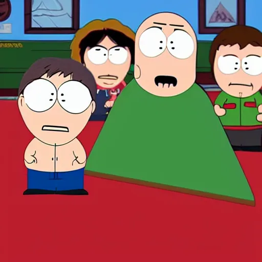 Prompt: Mr. Mackey (South park) as a family guy character, detailed,