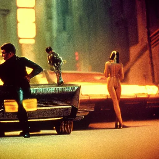 Image similar to Blade Runner, 1955