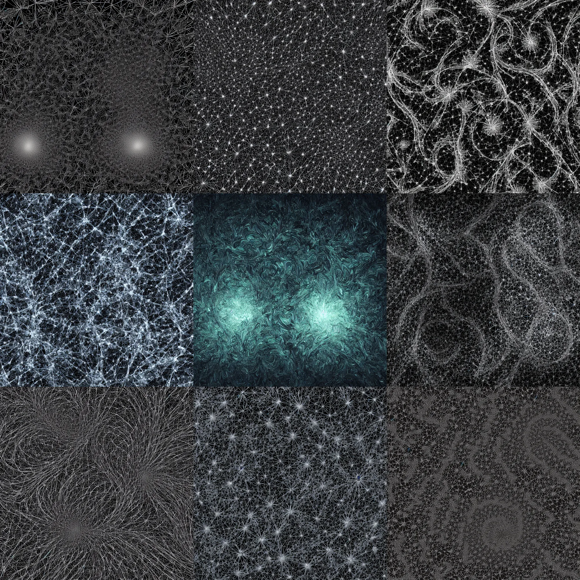 Prompt: oled dark fractal background