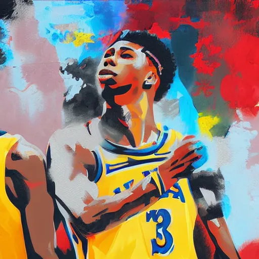 Image similar to NBA youngboy Painting 4k Quality