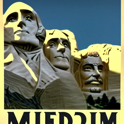 Image similar to 1 9 4 0 s national park poster of mt. rushmore
