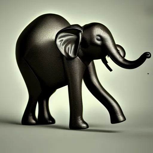 Image similar to hybrid a fly and an elephant, vray render, 50mm lens, bottom angle