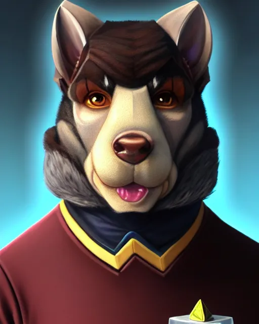 Image similar to character concept art of a male anthropomorphic spock furry | | cute - fine - face, pretty face, key visual, realistic shaded perfect face, fine details by stanley artgerm lau, wlop, rossdraws, james jean, andrei riabovitchev, marc simonetti, and sakimichan, trending on artstation