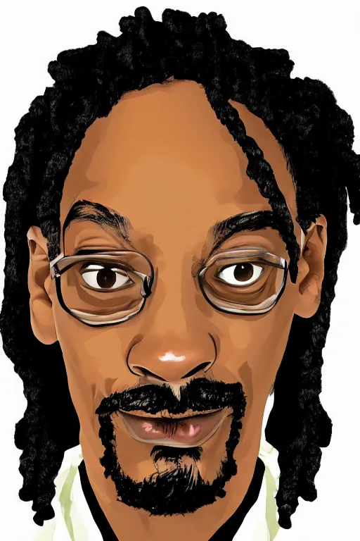 Prompt: Portrait of Snoop Dogg Johnson as hololive vtuber anime