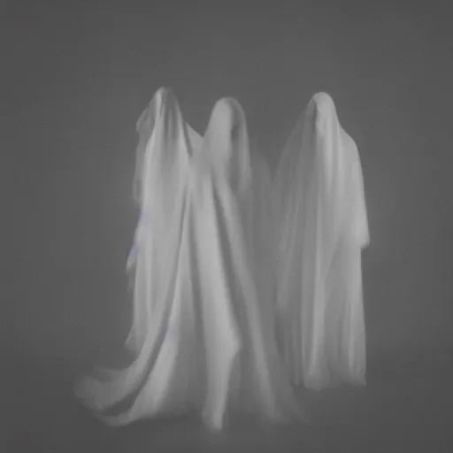 Image similar to Ghosts swirl around a human figure | Dark void filled with spirits | Haunting