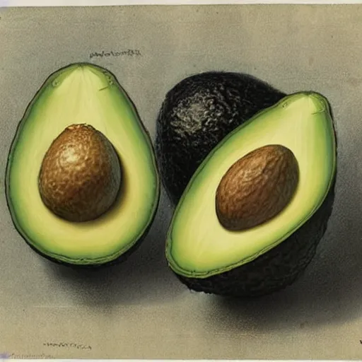 Image similar to watson - avocado hybrid by jean - baptiste monge