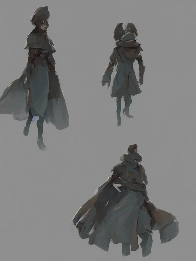 Image similar to rain coat by disney concept artists, blunt borders, rule of thirds