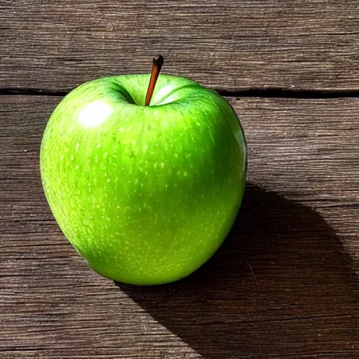 Image similar to a beautiful photo of a green apple