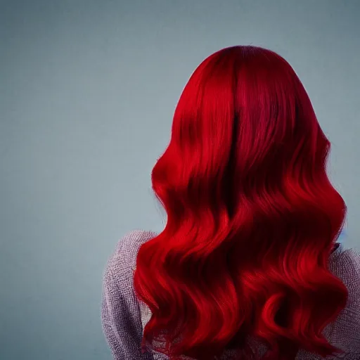 Image similar to girl with red hair