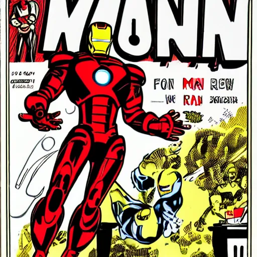 Image similar to a 5 0's iron man