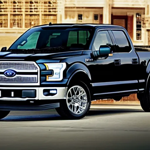 Image similar to a Ford F150 , in the style of a Renault car