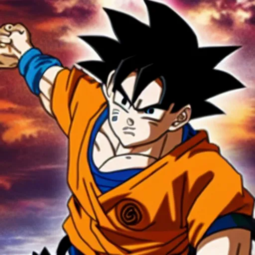 Prompt: goku in naruto