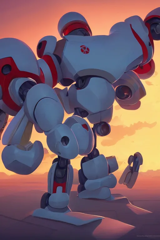 Image similar to metabots medabots medarotto medarot robot minimalist comics, behance hd by jesper ejsing, by rhads, makoto shinkai and lois van baarle, ilya kuvshinov, rossdraws global illumination ray tracing hdr radiating a glowing aura