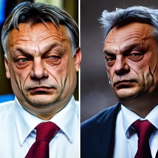 Image similar to viktor orban wolverine