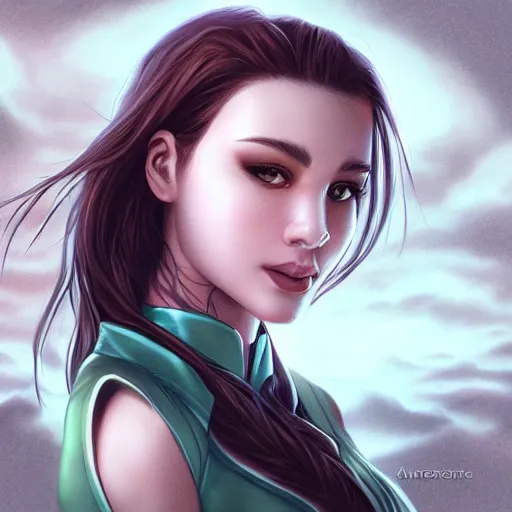 Image similar to a portrait of a character in a scenic environment by artgerm