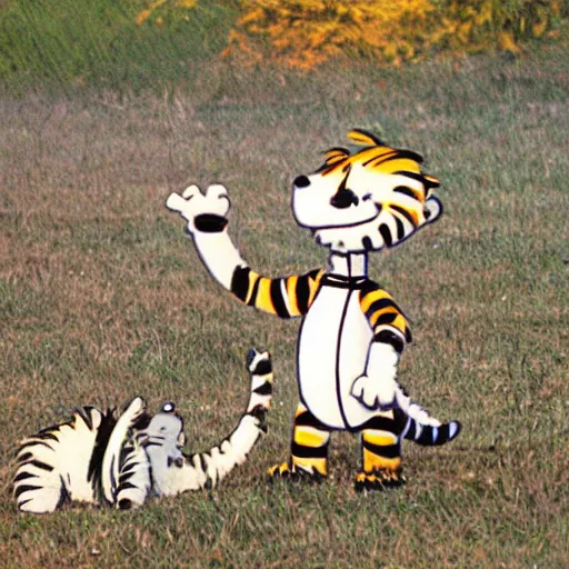 Image similar to calvin and hobbes