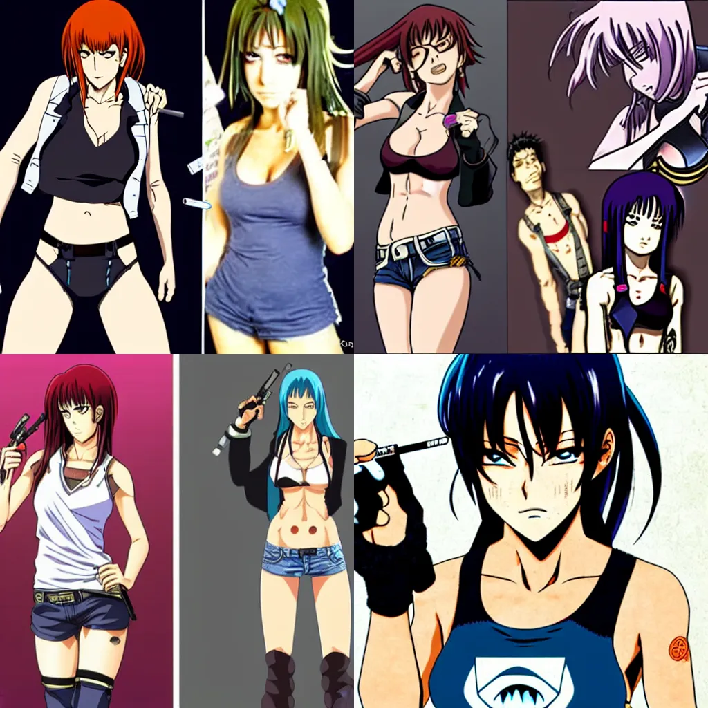 XL 1.0] Revy | Black Lagoon - v1.0 | Tensor.Art