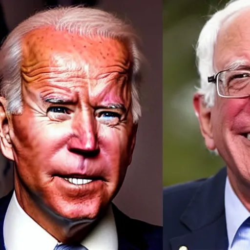 Image similar to joe biden mixed with bernie sanders