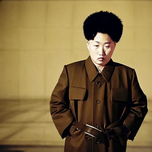 Prompt: A North Korean communist DJ, portrait, by Davide Sorrenti