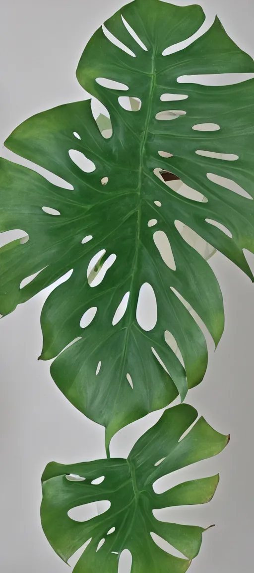 Prompt: psy - fi monstera plant made of magic