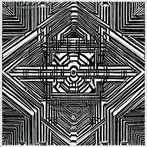 Prompt: labyrinth by escher