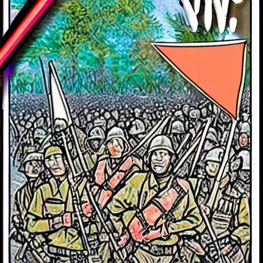 Image similar to Vietnam War coloring book