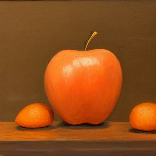 Prompt: apple, orange