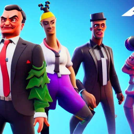 Image similar to Viktor Orban in Fortnite doing the Floss